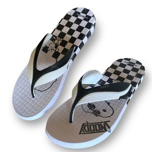 SNOOPY PEANUTS Flip Flops Sandalalias para Dana estampado de Snoopy Peanuts